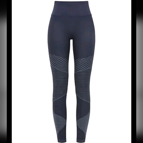 SPANX Seamless Moto Legging Indigo Sky Women's Small NWT - Picture 6 of 11